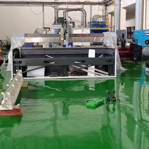 10m*3m Waterjet Cutting Machine has been Installed at the Customer's Factory