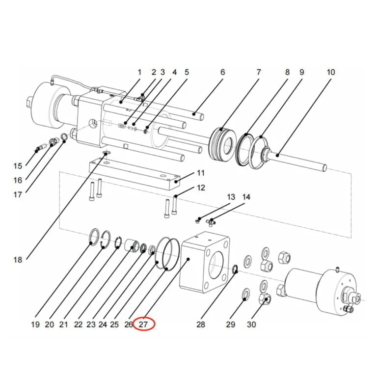 1004151 Hydraulic Flange 