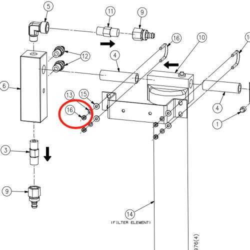 10083384 U-Bolt, 0.75, 0.25 x 1.125 x 2