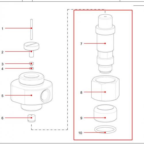 1050891 Focusing Tube Assembly