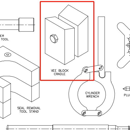 20438361 Vee Block Cradle