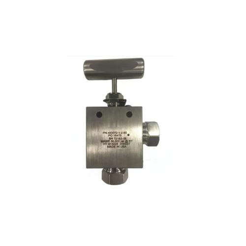 400072-1-2-90 Waterjet Hand Valve Two-Way Right Angle