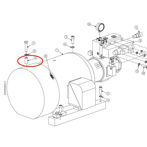 80089667 Spacer, Standoff