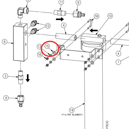 95391322 Flat Washer, 0.25 x 0.063